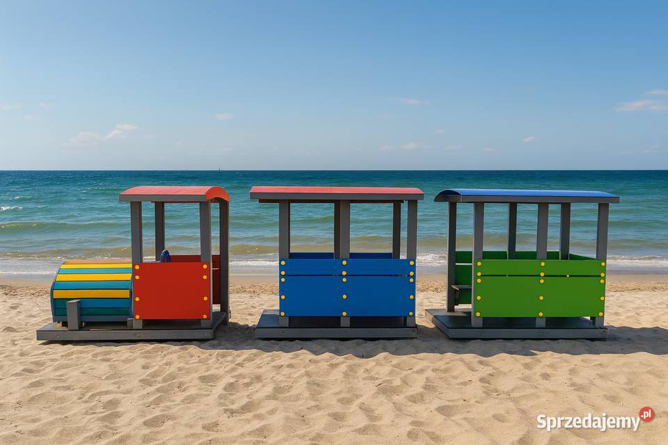 LOKOMOTYWA NA PLAC ZABAW SMERF Marki sprzedam