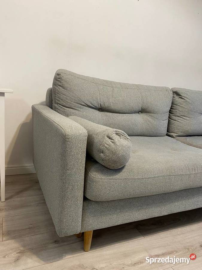 Kanapa sofa szara nowoczesna rozkładana
