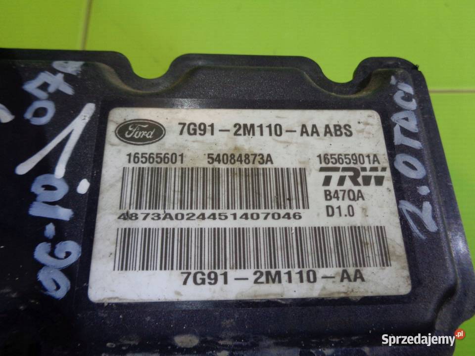 FORD GALAXY MK3 20 TDCI pompa ABS 7G912M110AA Suków