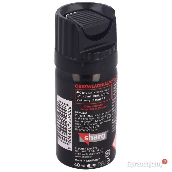 5x Gaz pieprzowy Sharg Nato Defence Gel 2mln Maciejowice