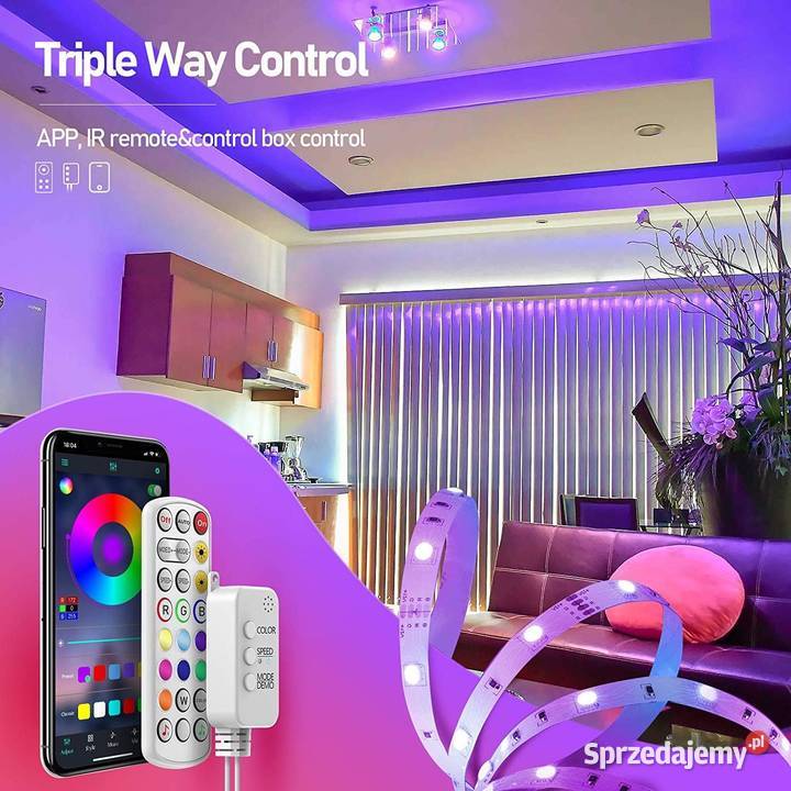 Oświetlenie LED RGB Voneta Pilot 20M Aplikacja Stalowa Wola sprzedam