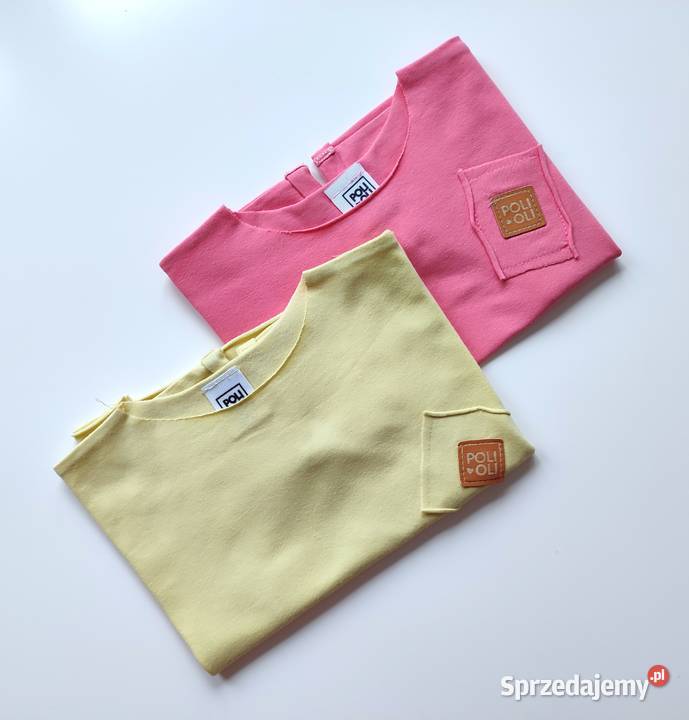 TShirt unisex Poli Oli Cukierkowy róż 92116 Bluzki, koszulki i kaftaniki