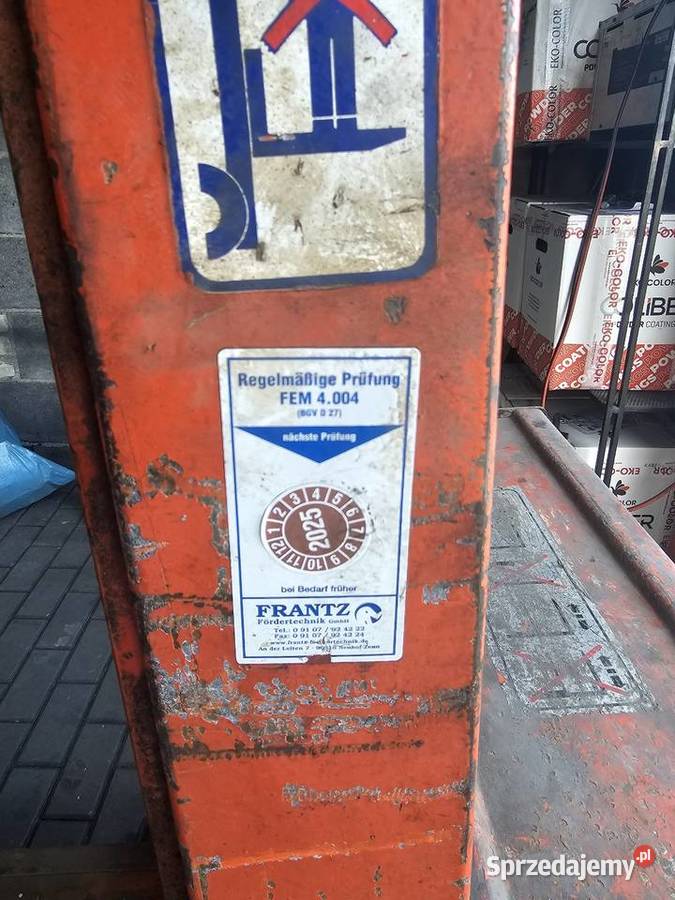 Elektryczny Paleciak ładowarka 1250 92r Bolesławiec