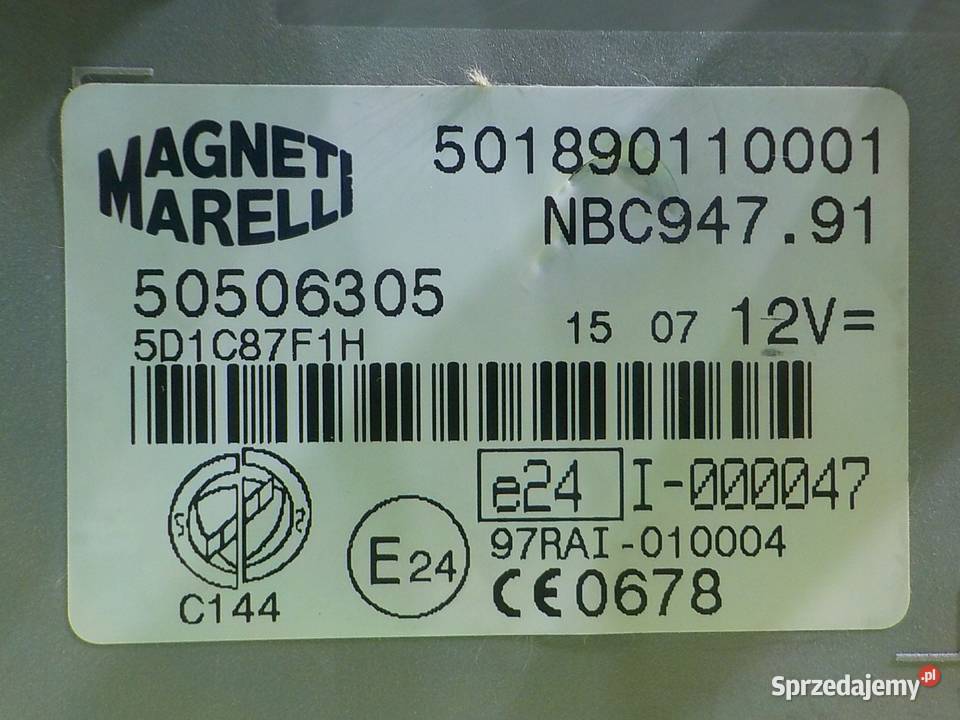 ALFA ROMEO GT 20 JTS 07r modul sterownik BSI Suków