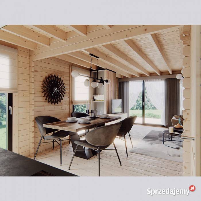 DREWNIANY DOMEK CAŁOROCZNY HORYZONT 65 21 M2 Mrągowo