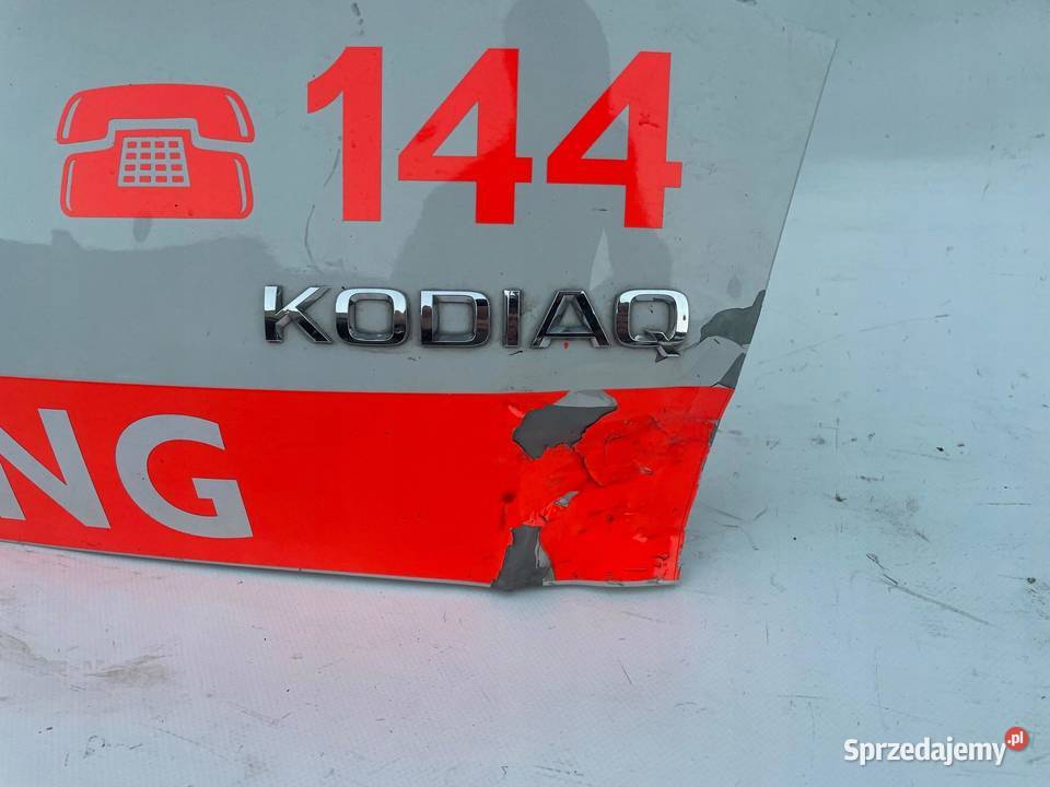 TYŁ TYLNA KLAPA POKRYWA BAGAŻNIKA SKODA KODIAQ osobowe wielkopolskie