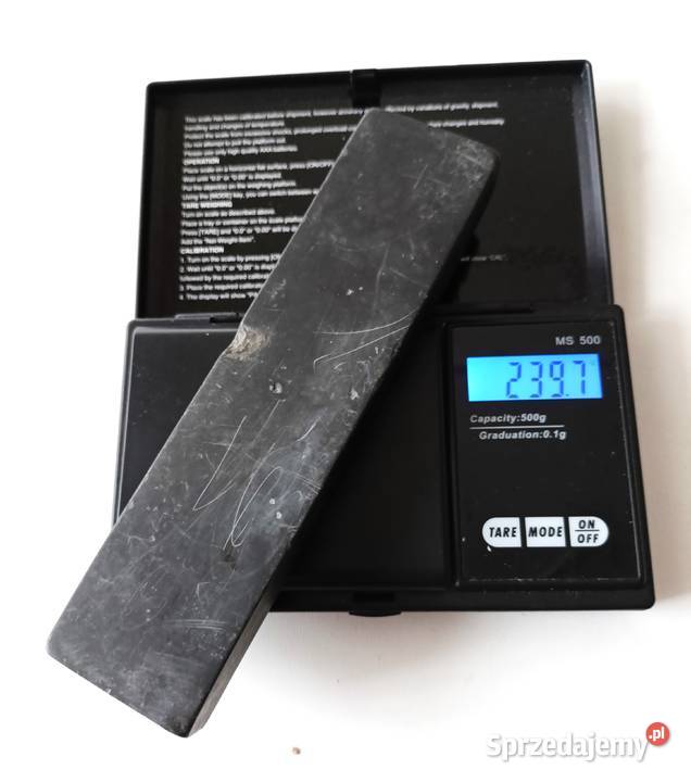 Stara osełka marmurek do ostrzenia brzytwy