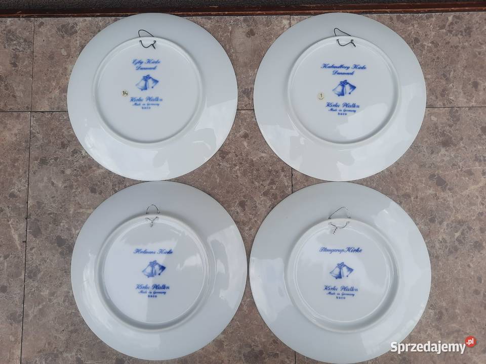 Stara porcelana talerze święta Kirke Platten Tczew