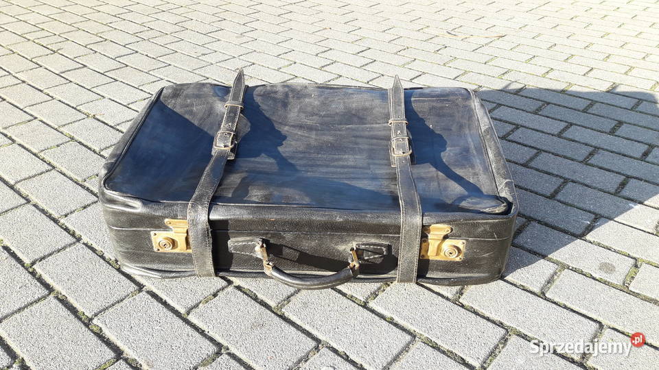 Stara walizka PRL lata 60 70 podana sztukę Gdynia