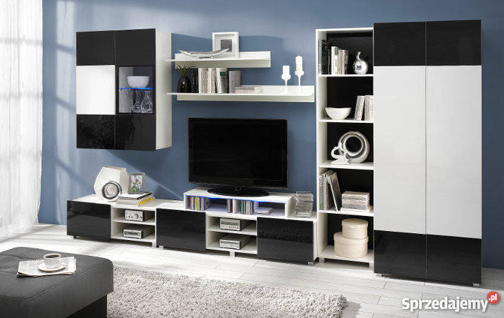 Zestaw mebli GORDIA Meble na wysoki połysk