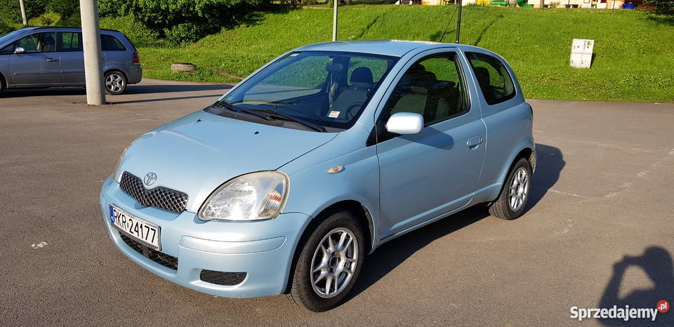 TOYOTA Yaris 1 Lift 2004r 14 D4D 75 Klima opłaty elektryczne szyby podkarpackie Posada Górna