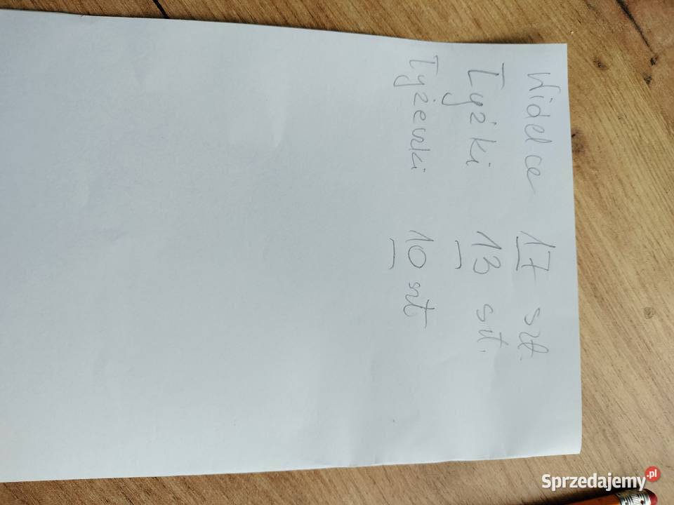 Łyżki widelce łyżeczki aluminiowe prl Choszczno sprzedam