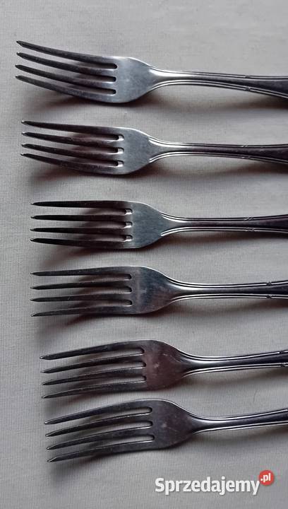 Komplet 6 widelców ze stali nierdzewnej Hefra Antyki, Sztuka, Kolekcje Koźminek