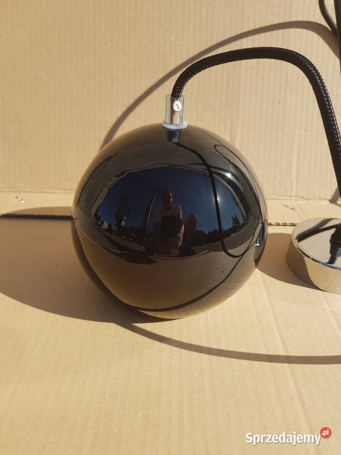 Lampa wisząca KULKA KULA 15 CZARNY połysk szkło Warszawa sprzedam