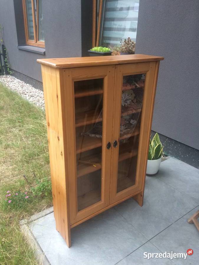 Przeszklone regały Leksvik IKEA Warszawa