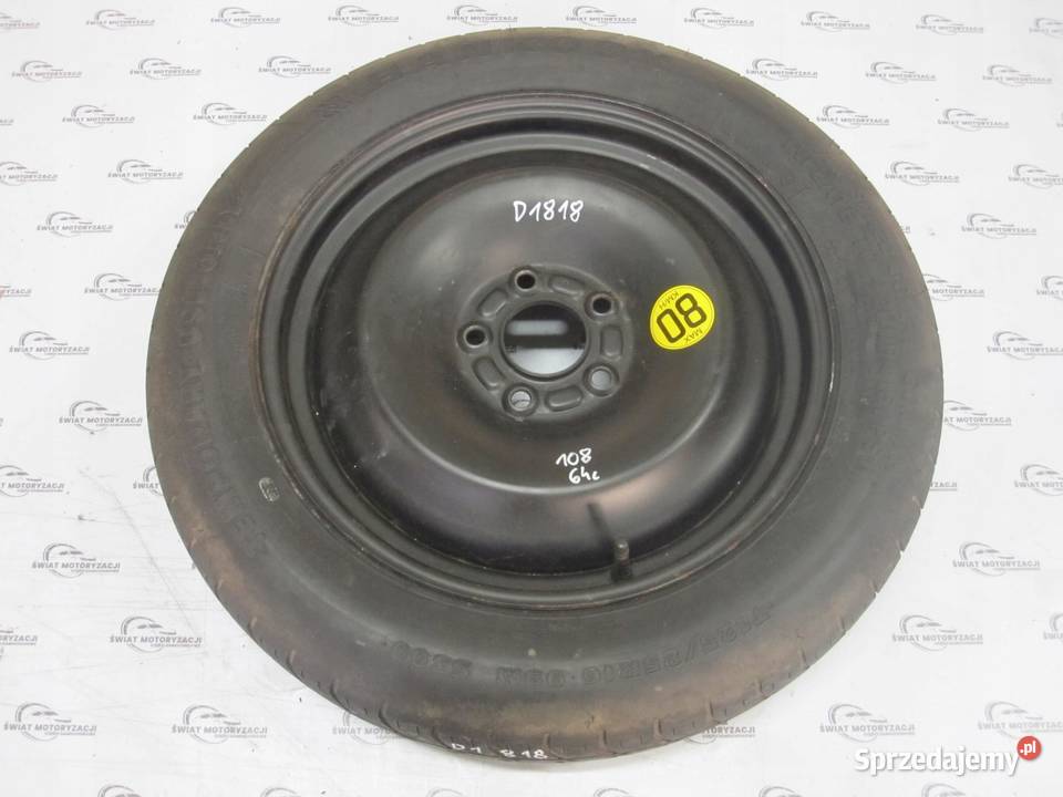 FORD VOLVO koło dojazdowe 1258516 99M 5x108 Koła dojazdowe