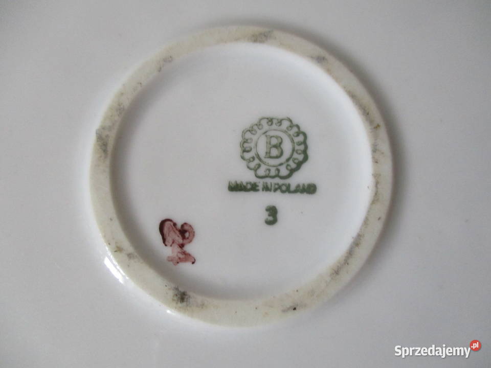 Duży Talerz BOGUCICE Porcelana PRL 325 Nieporęt