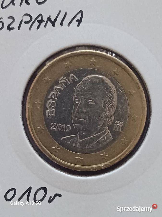 1 Euro Hiszpania 2010 r Konin sprzedam