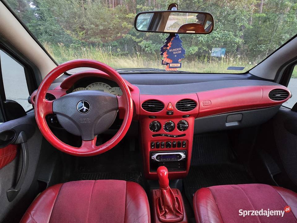 Sprawna Klima Mercedes A168 16 benzyna Czerwone Mińsk Mazowiecki