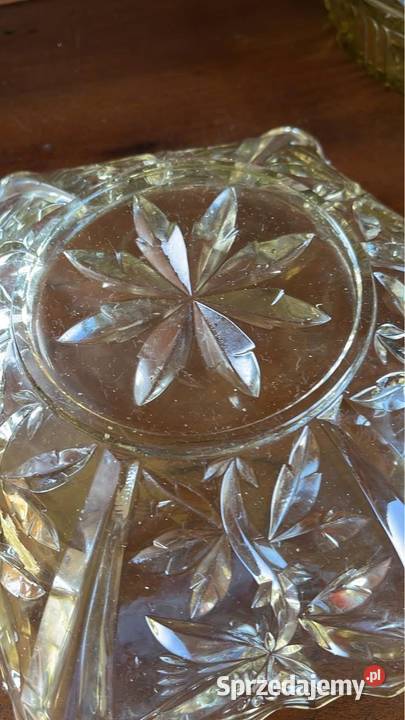 Misa Patera owocarka Szkło kryształowe pomorskie Gdańsk