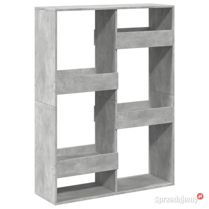 Regał szarość betonu 100x33x135 materiał mazowieckie Warszawa