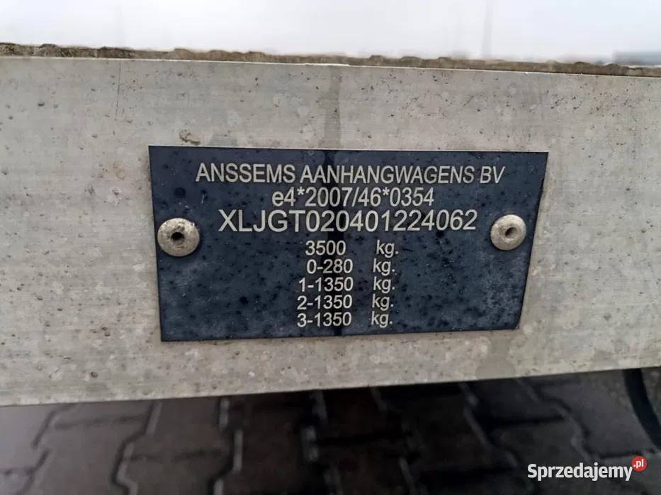 Laweta najazd 100 aluminium 9 metrów Rzędziany