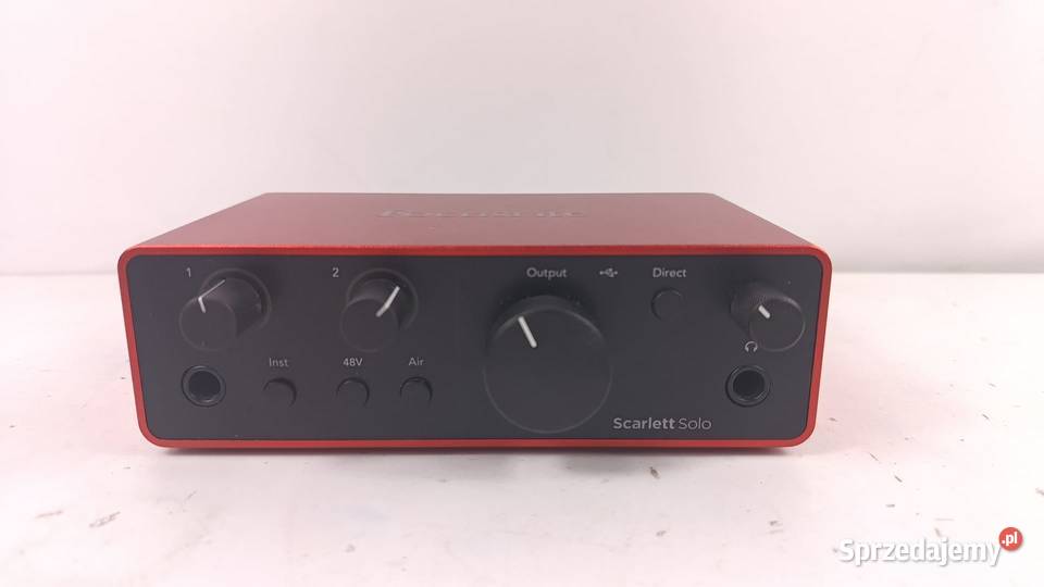 Interfejs audio Focusrite Scarlett Solo 4th Gen Katowice