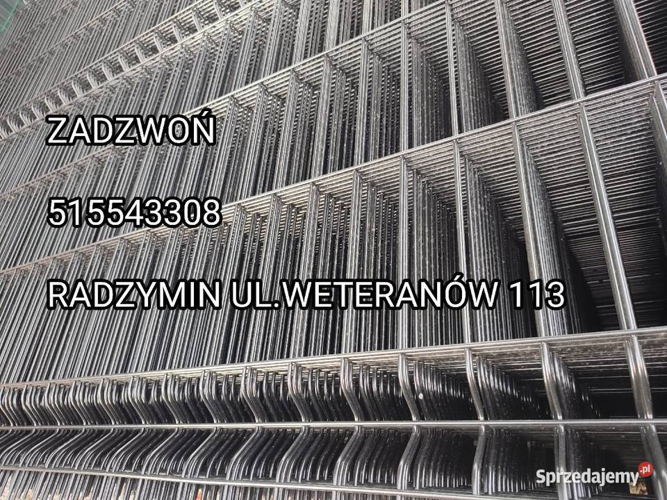 Panel ogrodzeniowy 3d fi 4 mm oc malowany ocynk Radzymin