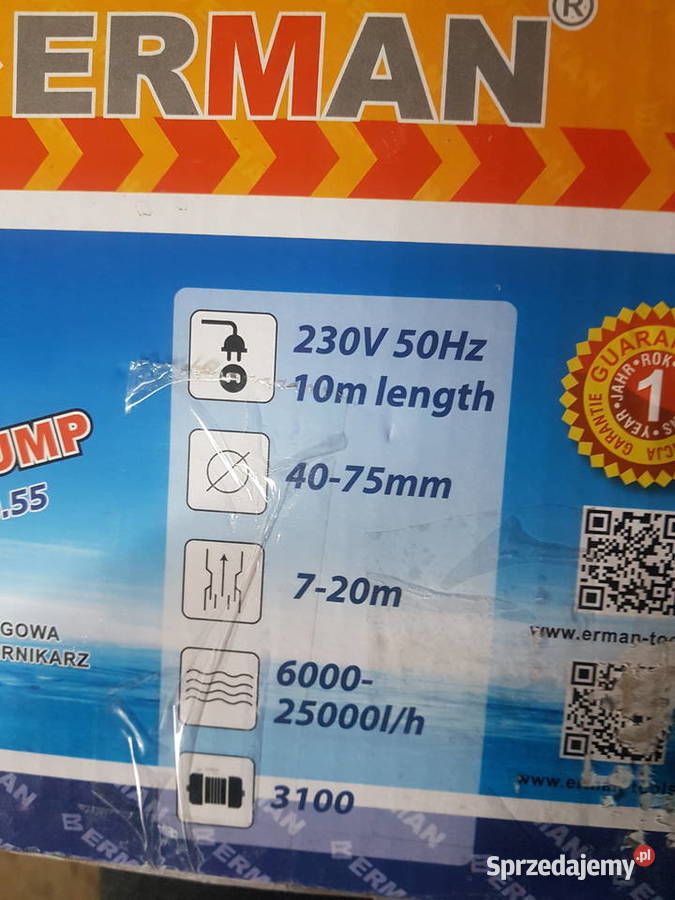 Pompa zatapialna do brudnej wodyszamba Głogowa