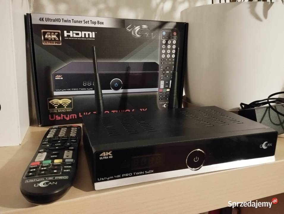 Tuner TV (dekoder) Ustym 4K PRO UHD E2 TWIN DVB-S2X