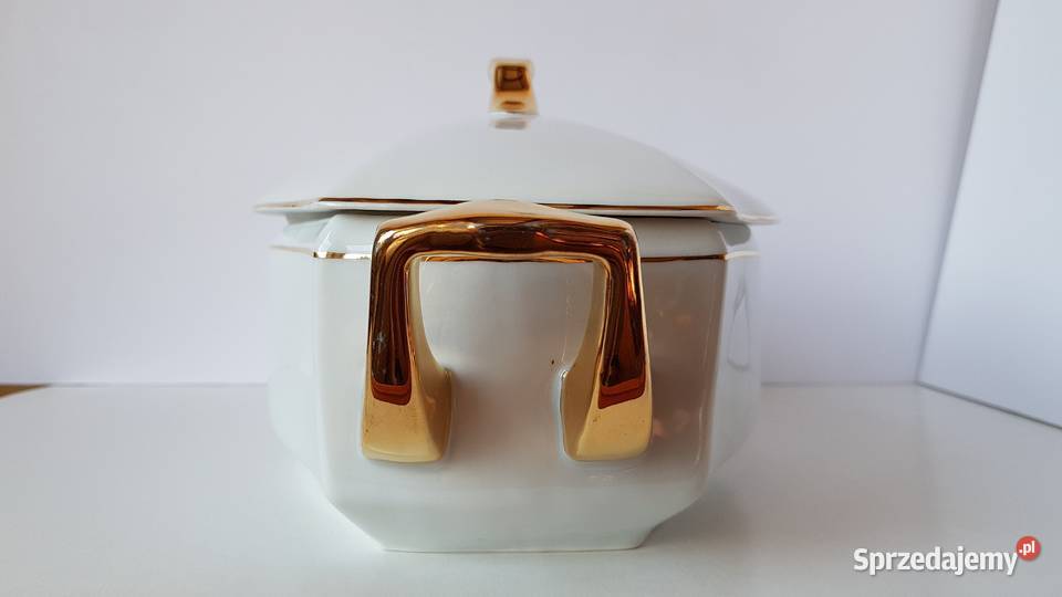 Stara porcelanowa waza fason Lwów Huta Porcelana i szkło