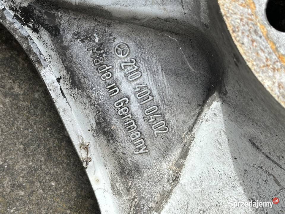 Felgi Mercedes 75J X 16 H2 ET41 aluminiowe Samochodowe Opony i felgi Piastów