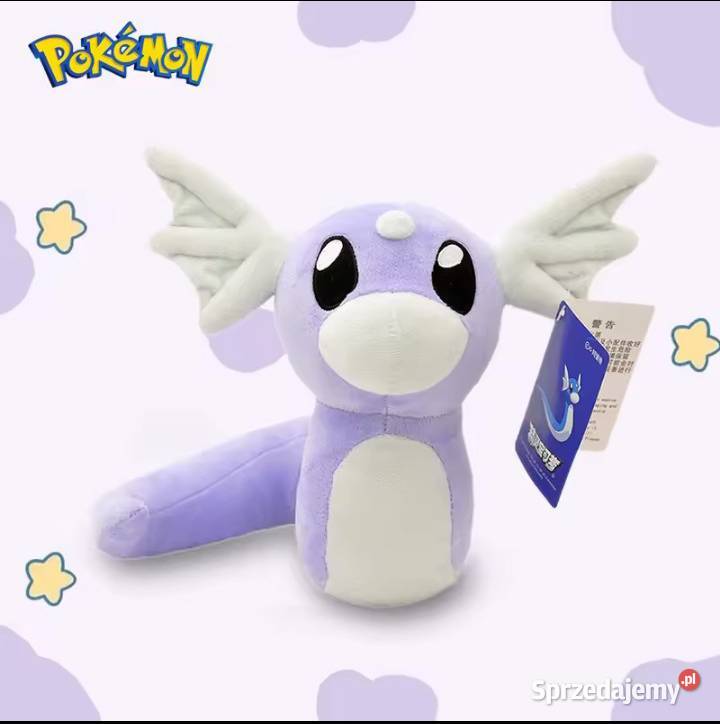 Dratini Pokemon Maskotka Pluszak 25 Oryginalna Warszawa