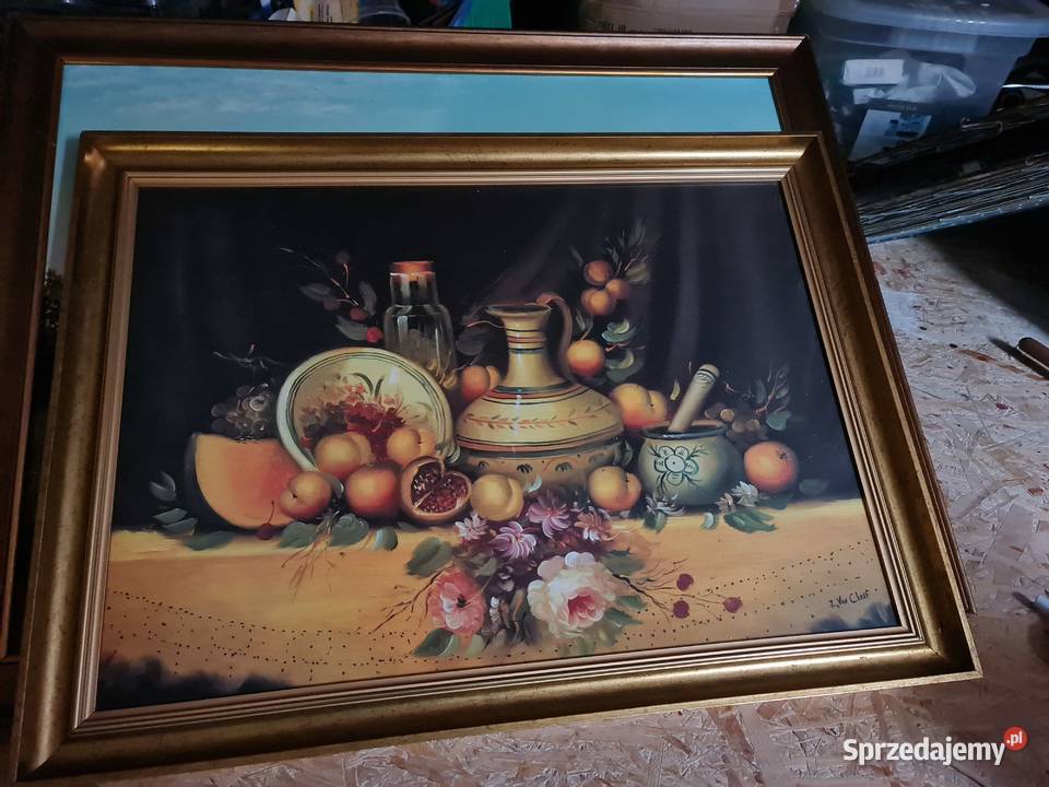 Obraz w drewnianej ramie Malarstwo pomorskie Rumia