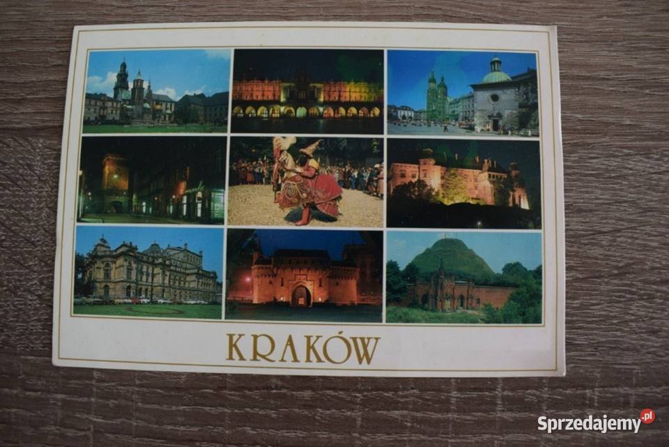 Pocztówki widokówki Kraków 6 sztuk w jednej Chełmno