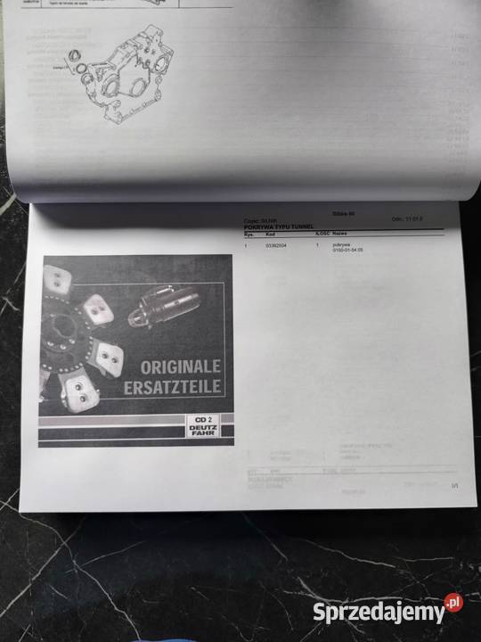 Katalog części do ciągnika DEUTZ FAHR DX 90 BIS Kamień Pomorski