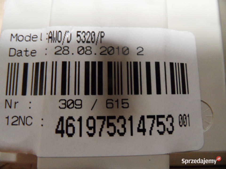 programator pralki whirlpool AWOD5320P Strawczyn