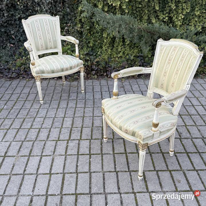 ARTexpert Para Francuskich foteli Ludwik XVI zachodniopomorskie