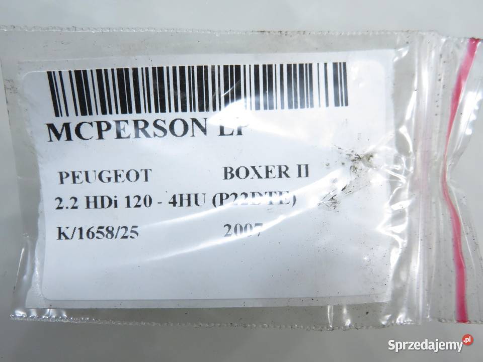 MCPERSON LEWY PRZEDNI PEUGEOT BOXER II 22 HDi