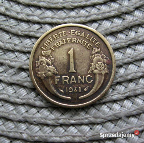 Francja 1 Frank 1941r Kalisz