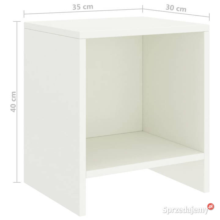 Szafka nocna biała 35x30x40 drewno sosnowe Warszawa