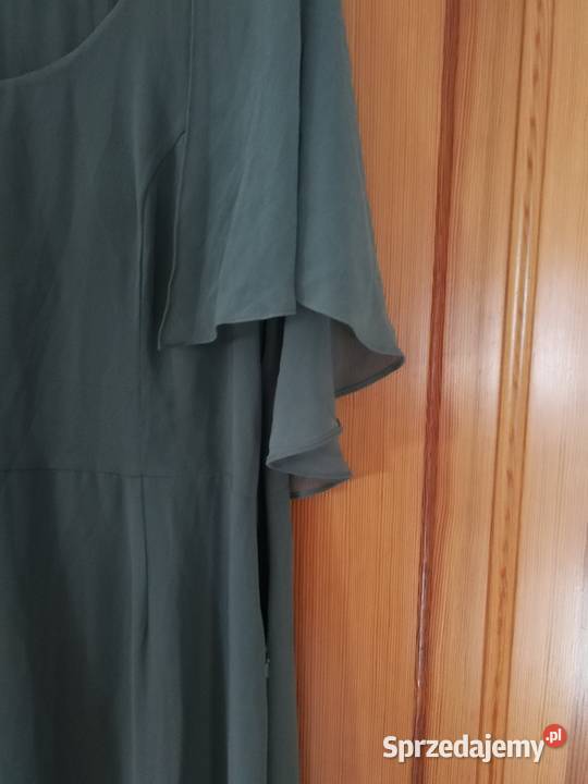 Zielona wyjściowa imprezowa sukienka wyższej Kuźnia Raciborska sprzedam