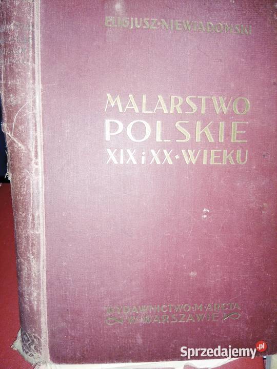 Malarstwo polskie książki przedwojenne Warszawa