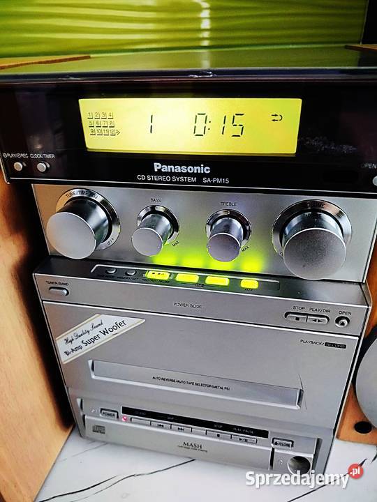 Miniwieża Panasonic SA PM 15 kolumny