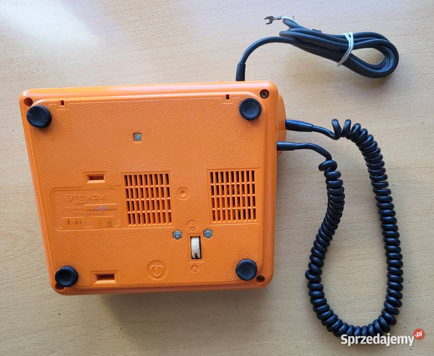 Kultowy Telefon RWT TULIPAN 1981 Pomarańczowy