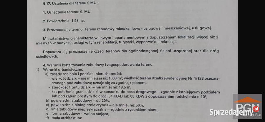 Działka 2002m2 Buniewice