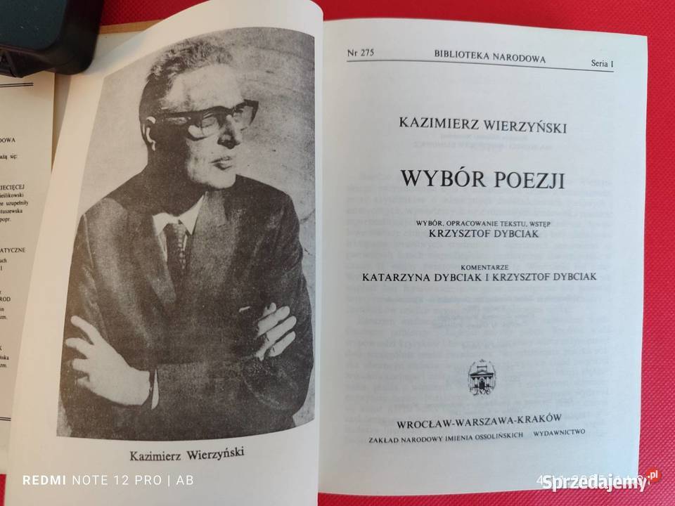 K Wierzyński Wybór poezji Biblioteka Narodowa BN śląskie sprzedam