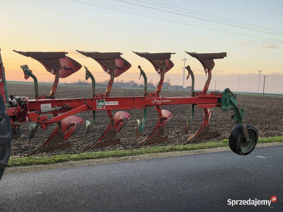 Pług obrotowy 4 skibowy kverneland vd 85 ładne nieuszkodzony kujawsko-pomorskie Czołowo