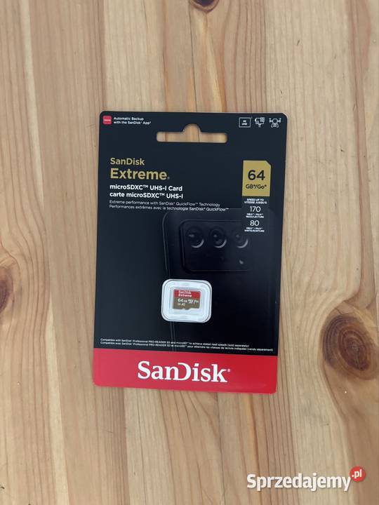 SanDisk Extreme Micro SD 64 gb Nowe Warszawa