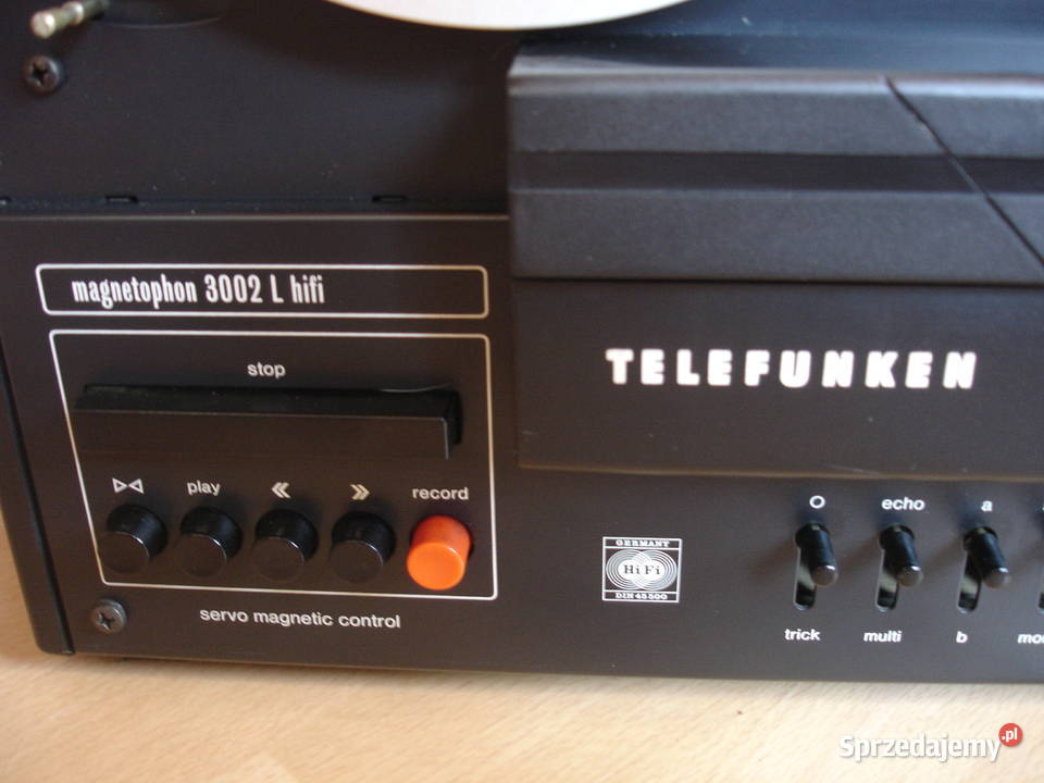 Magnetofon szpulowy TELEFUNKEN 3002L HiHi lubuskie Zielona Góra
